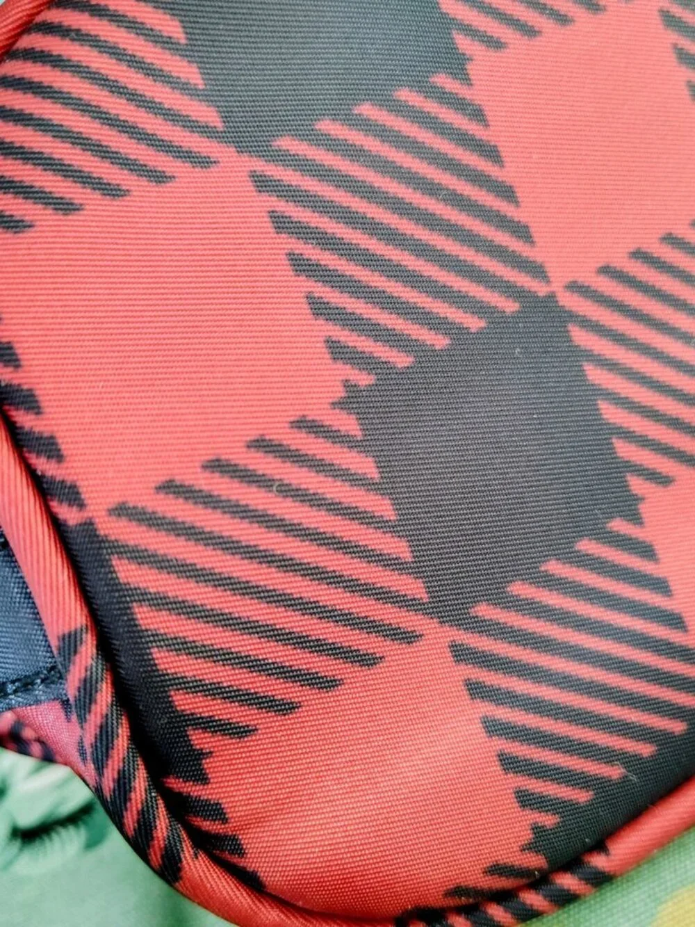 Maurices Red & Black Buffalo Plaid Toiletry Cosmetic Case NWOT
